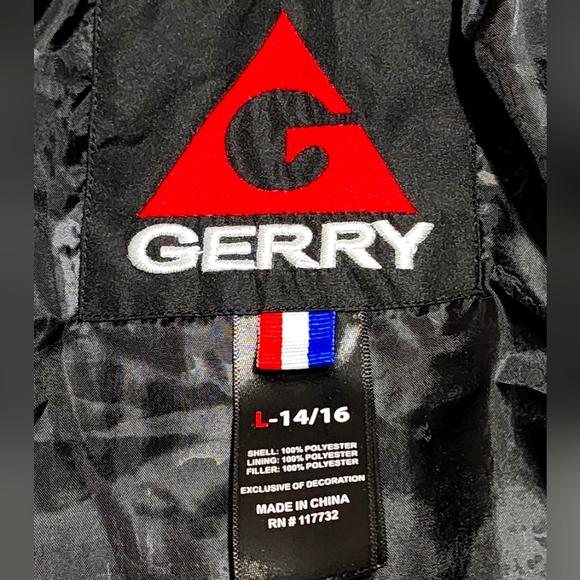 GERRY - BOYS BLACK CAMO PUFFER JACKET - Picture 5 of 8